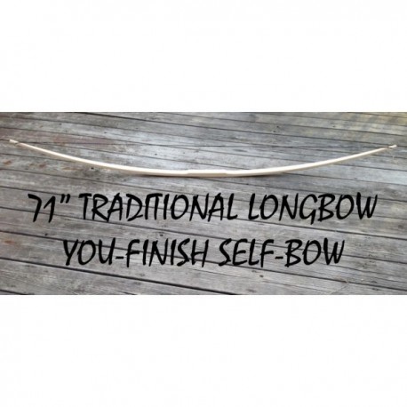 71" You-Finish Traditional Longbow