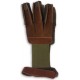 Black Leather Shooting Glove