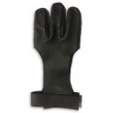 Black Leather Shooting Glove